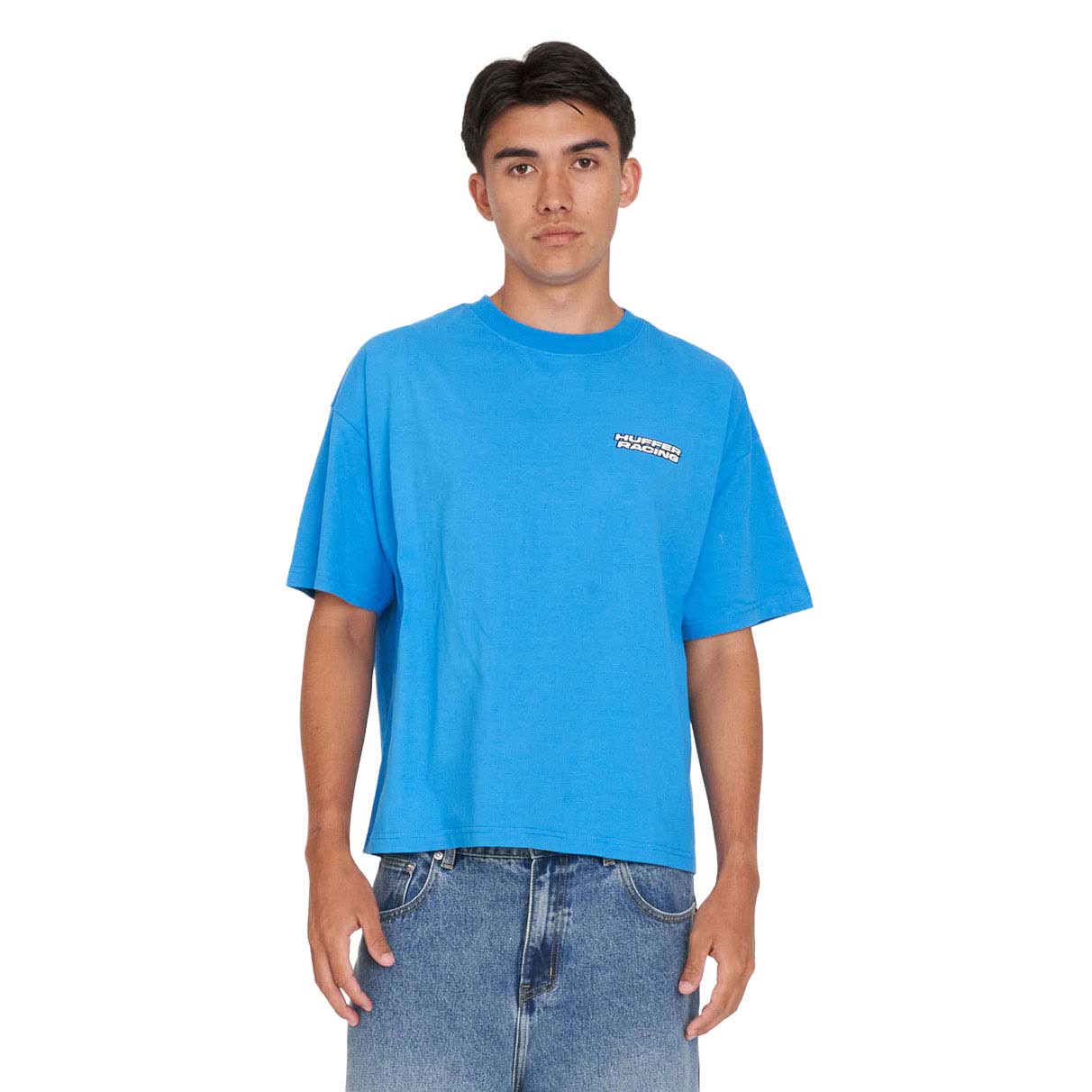 Huffer Block Crop Tee/Sponsors